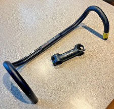 ITM MILLENIUM ERGAL ULTRALITE 7075 HANDLEBARS 46CM WIDE & 110mm LUXE STEM 