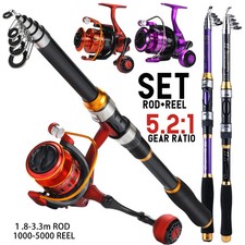 Telescopic Spinning Fishing