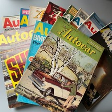 Vintage Autocar Magazine Back