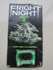 FRIGHT NIGHT PART 2 UNOPENED CARDED PROMOTIONAL VAMPIRE TEETH / FANGS 1988 RARE