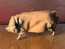 Britains Ltd vintage lead-cast pig 55mm long 30mm high to tail tip