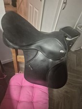 Thorowgood 16-inch GP Black Saddle. Adjustable Gullet .