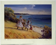 The Welcome, by Judy Talacko oil on canvas reproduction print on paper