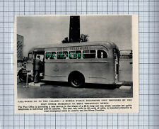 C4273) Post Office Mobile Public Telephone Unit Van - 1955 Clip