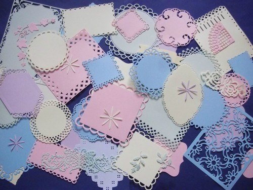 Large amount pastel various - large,