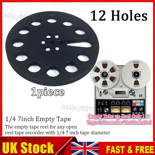 Empty take up reel - 7"-1/4",