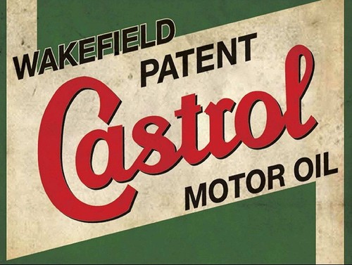 Castrol retro metal - retro, vintage