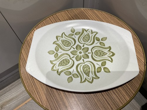 Vintage retro oval platter - oval,