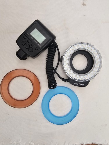 Ring flash light camera - ring, light.