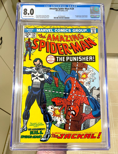 Amazing spider man 129 cgc - spider-man,