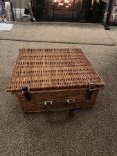 Harrods Whicker Picnic Basket