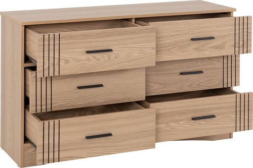 Natural oak effect bedroom - oak,