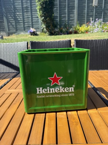Heineken beer crate and ice - beer,