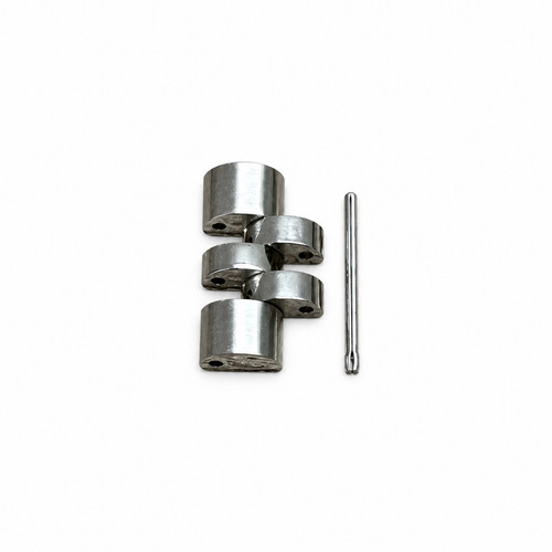 Spare 5mm silver link pin - silver, &