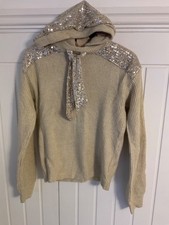 river island cream sequin