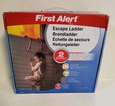 First Alert 2 Storey Fire Escape Ladder 4.3m Brand New In Box Unused