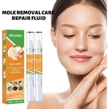NEW 2PCS LIQUID WART REMOVER PEN NATURAL TREATMENT MOLES SKIN TAG SAFE VERRUCA