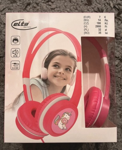 Girls unicorn headphones