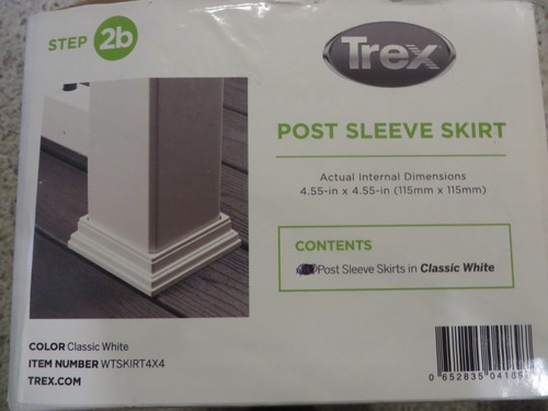 Trex transcend x 4 in - 4, in.