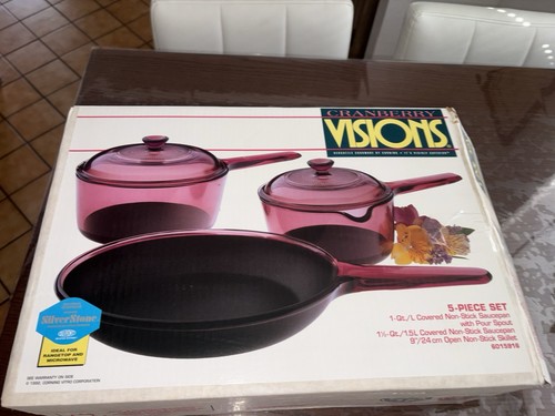 Vtg 90s corningware cranberry - 90s,