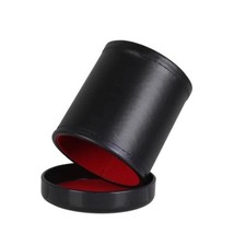 Anti-fall leather dice cup