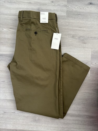Mens khaki green - m&s,