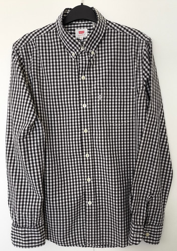 Levi shirt black white - -,