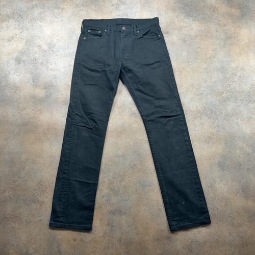 Levi 513 jeans black mens - black,