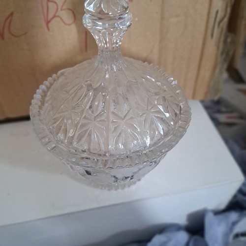 Glass sweet bowl sugar - sugar, jar