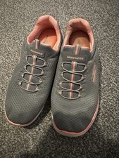 Sketchers Ladies Memory Foam Slip On Trainers Size 5