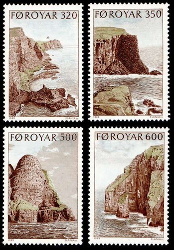 Faroe islands 1989 views bird - islands,