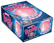 Barratt Anglo Bubbly - 240 Count Tub - The Original Pear Flavoured Bubble Gum