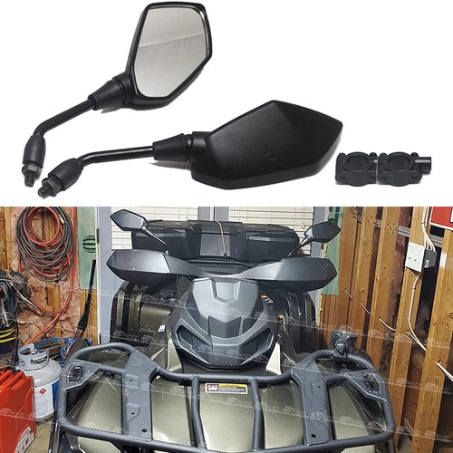 Motorcycle rearview mirrors - rearview, +