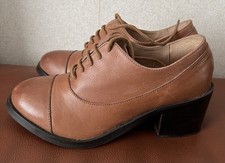 Women’s Brown Leather Shoes Office London Size 4 Quality Leather 