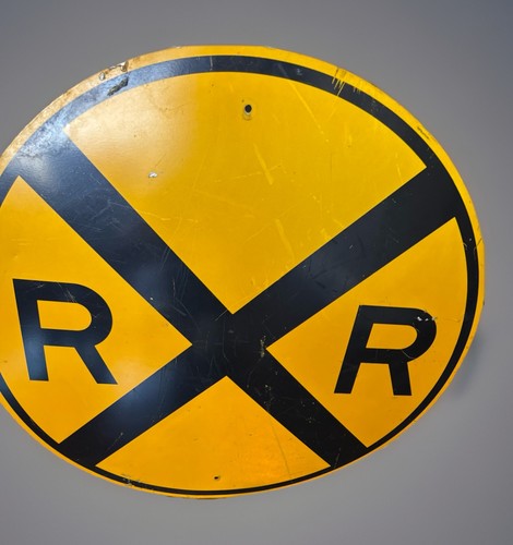 Vintage railroad crossing - railroad,