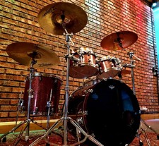 Tama Starclassic Birch/Bubinga Drum Kit - Coral Red Sparkle 22/10/12/16F