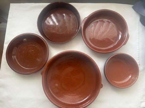 Terracotta glazed round - glazed,