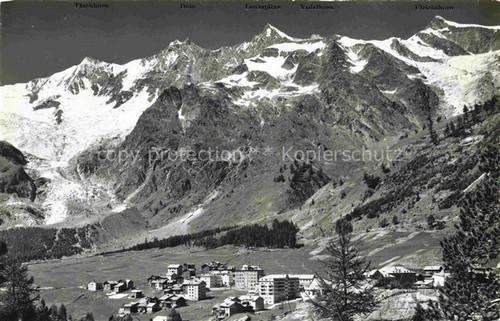 Saas fee visp - vs, glacier