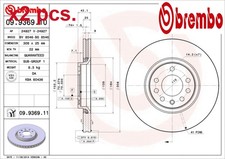 X2 PCS FRONT BRAKE DISC SET
