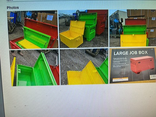 Steel tool storage box - steel,