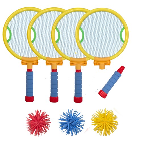 Four player trampoline tennis - trampoline,
