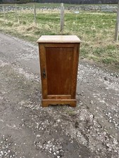 Edwardian Oak Bedside Cabinet