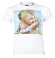 Official Van Halen T Shirt  1984 Album Cover Mens White New S M L XL