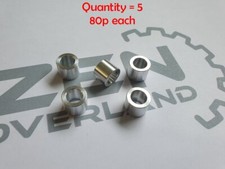 10mm Long - Aluminium Standoff Spacers M8 Stand Off Collar Spacer - 8mm Diameter