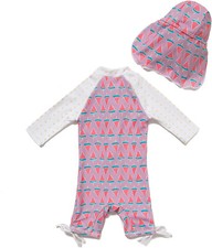 Swim suit One Piece  with Cap