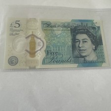 AK47 £5 Note Genuine Banknote GBP Five Pound Note Serial Number AK47 031706