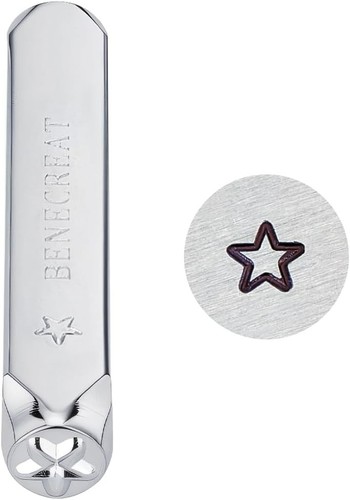 6mm star design - star, metal