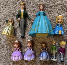 Disney Sofia The First Figure Bundle Inc Royal Family Figures Playset - Mattel