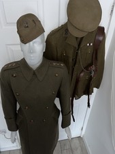 WW2 BRITISH ARMY OFFICER ROYAL ENGINEERS CAPTAIN BURBERRYS UNIFORM OVERCOAT ECT