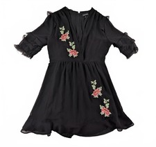 Topshop Black Floral